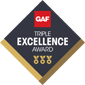 Gaf Triple Excellence Award Badge